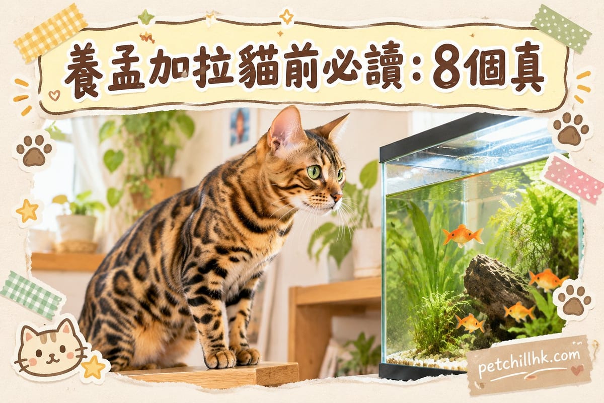 養孟加拉貓前必讀：8個真實缺點同對應方法｜PetChill 寵物百科