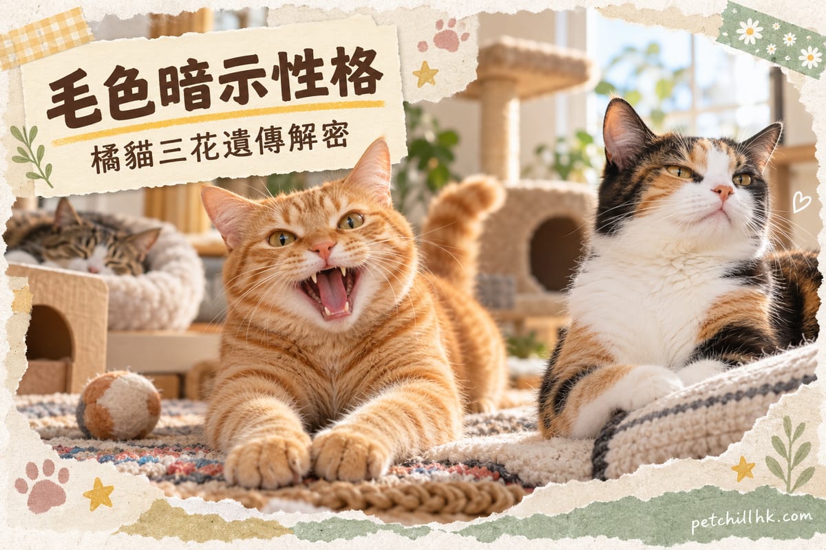 貓咪毛色竟然暗示性格?橘貓最瘋、三花最傲嬌——遺傳基因揭密毛色花紋秘密