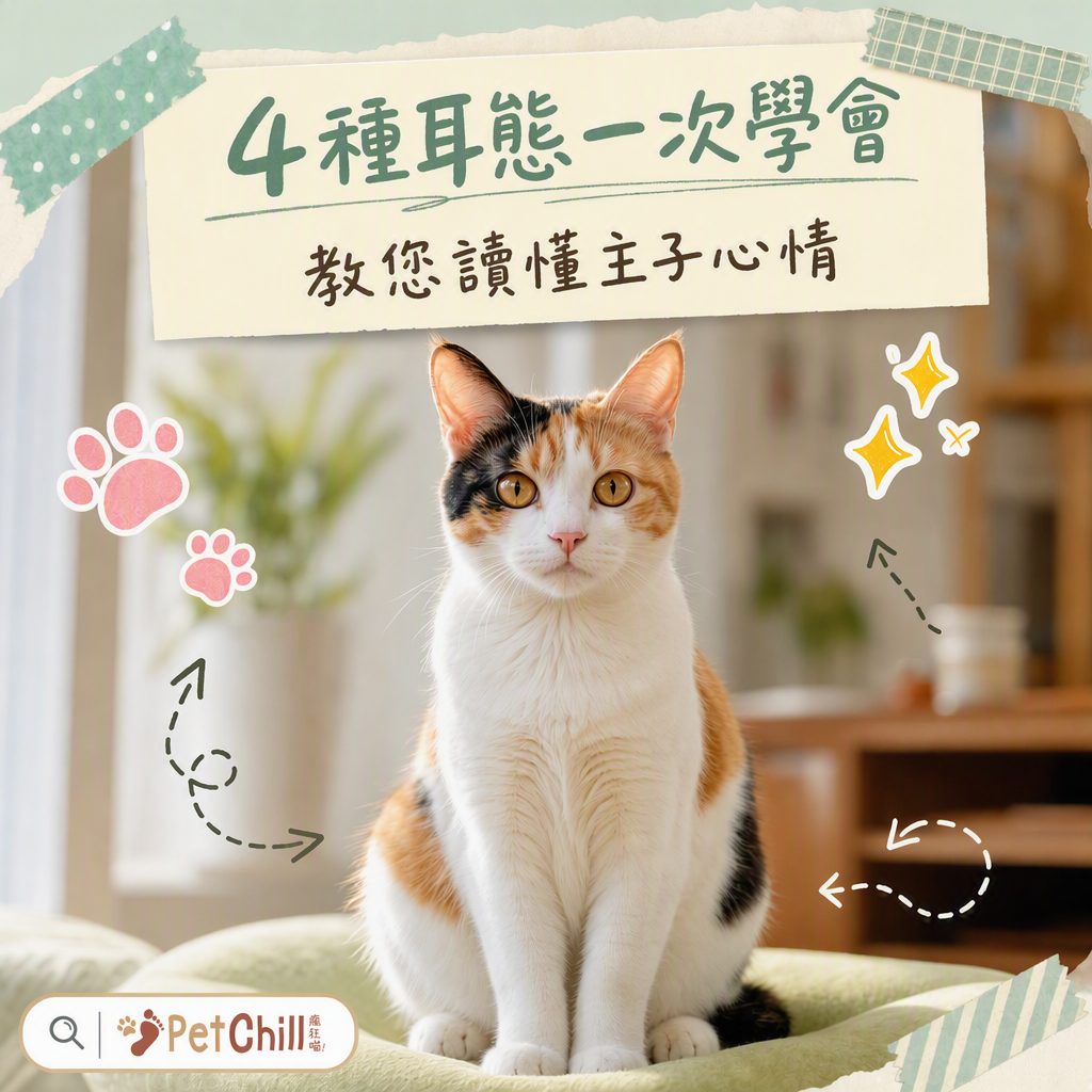 貓咪耳朵會說話!4 種耳態教您讀懂主子心情