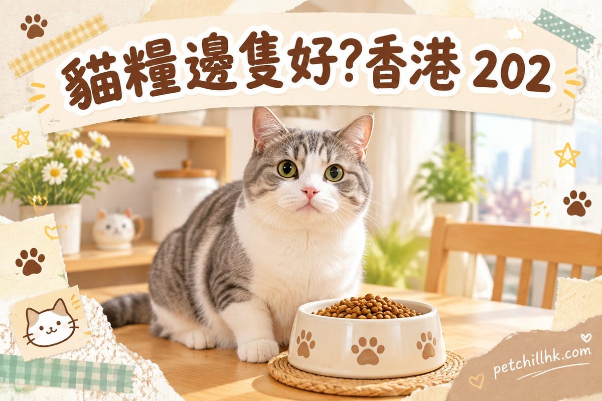 貓糧邊隻好？香港 2026 貓糧揀選標準同常見問題｜PetChill 寵物百科