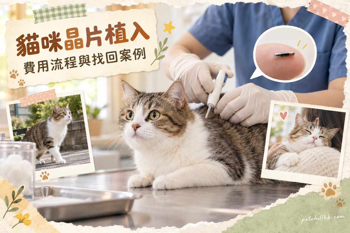 貓咪晶片植入全攻略｜晶片是什麼？費用、流程、走失找回真實案例一次睇晒