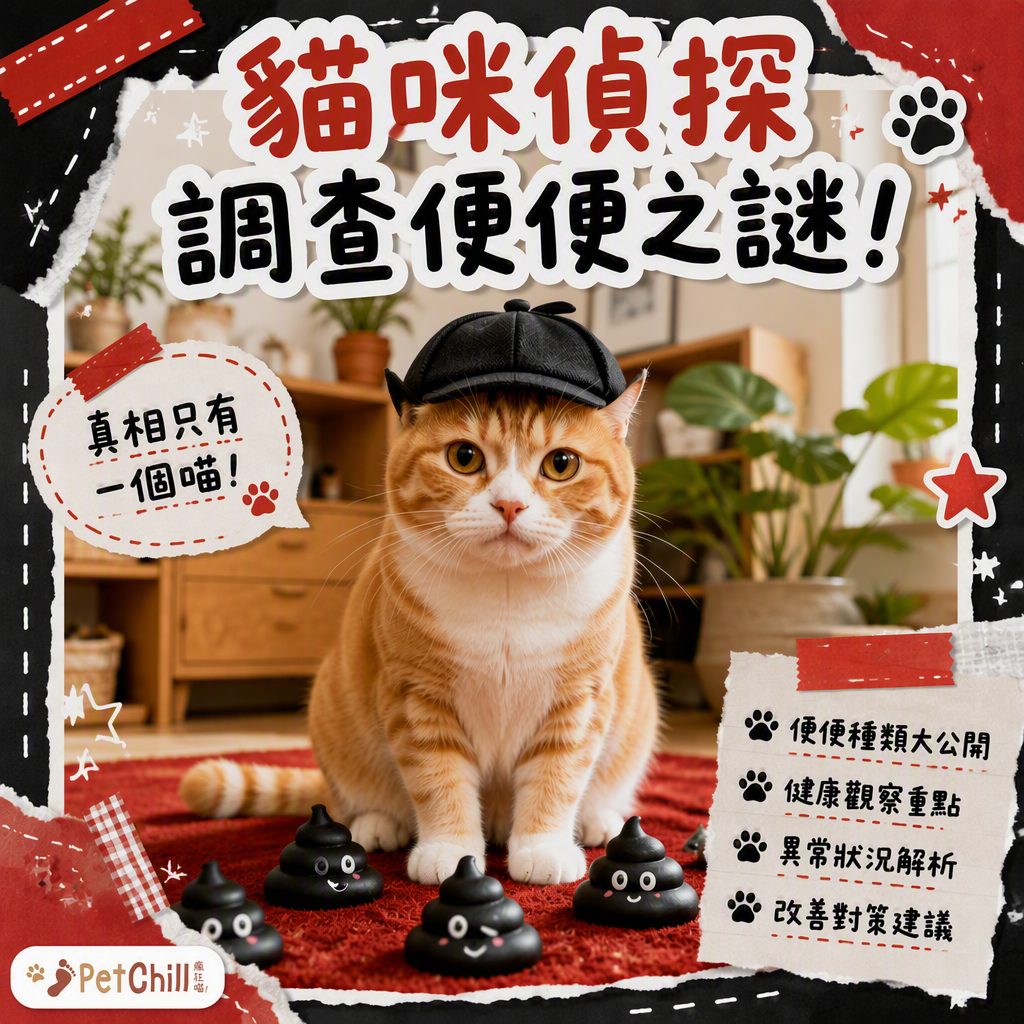 貓咪便便觀察指南:7種便便形態+4步記錄法判斷貓咪健康