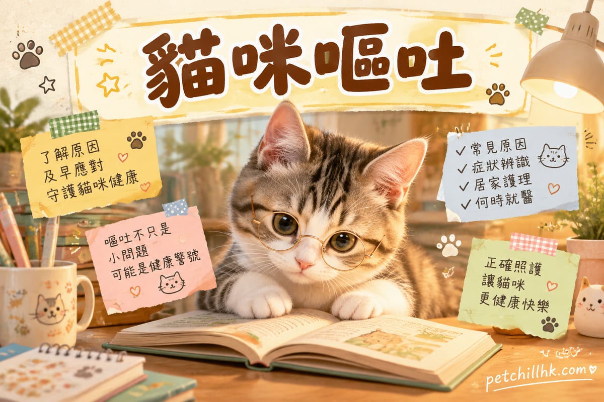貓咪嘔吐全攻略:6大原因同急救處理指南