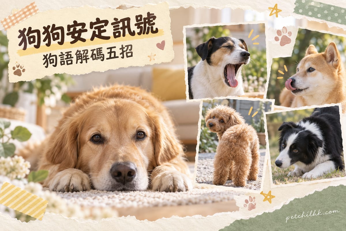 狗語解碼:5個安定訊號教您讀懂狗狗心情
