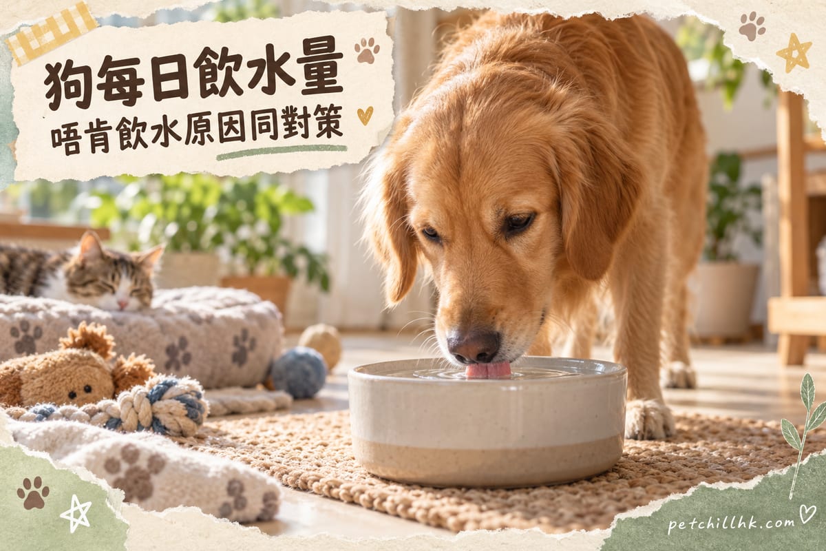 狗狗喝水全攻略｜每天要喝幾多水？飲水唔夠易生結石？5大方法讓毛孩愛上喝水