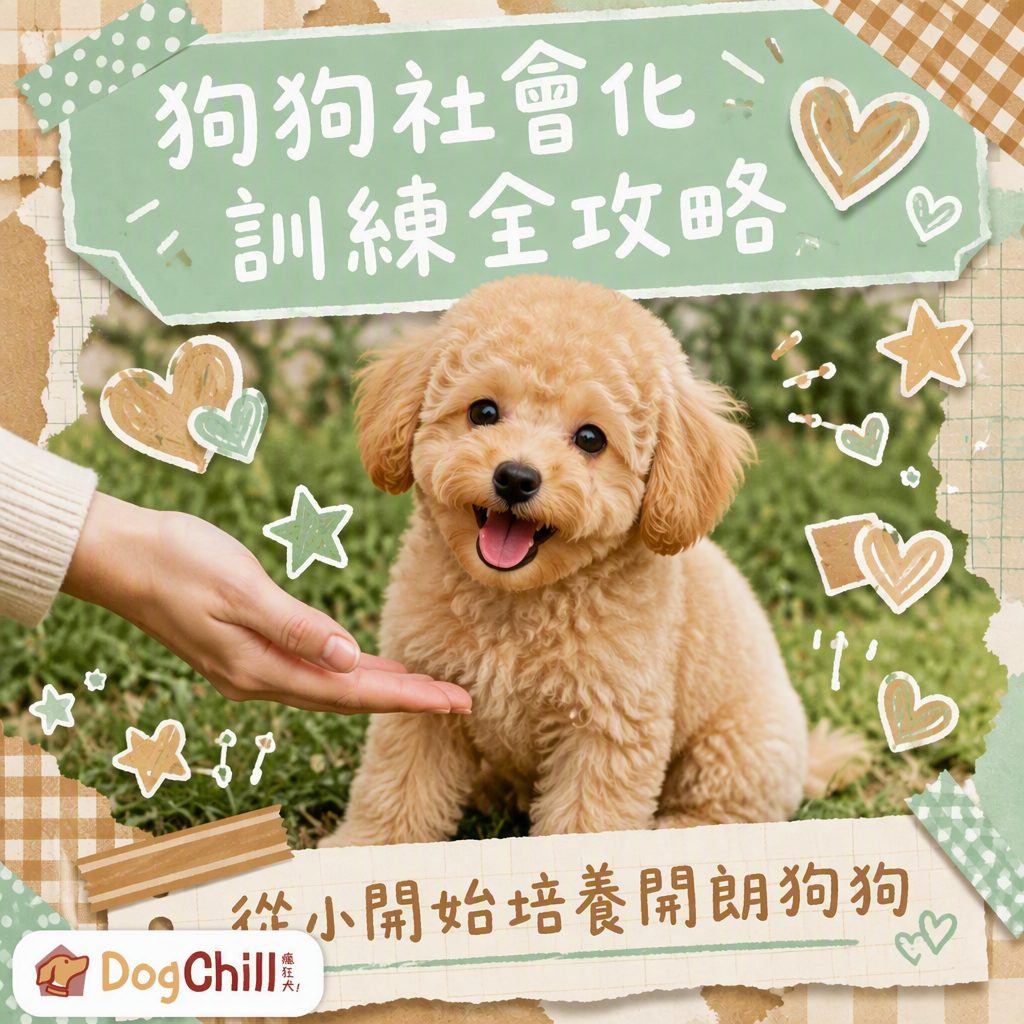 狗狗社會化訓練全攻略|幼犬社交關鍵期、3分鐘法則、5步驟讓毛孩融入人群