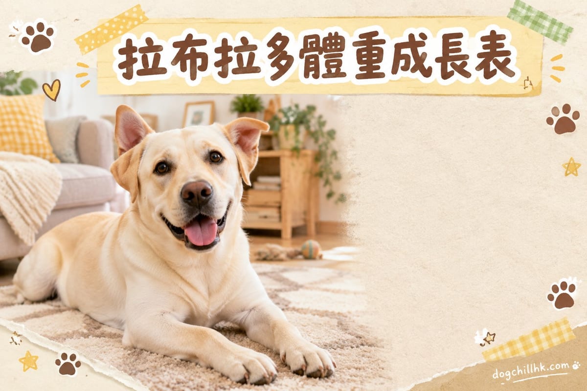 拉布拉多幼犬成長曲線與體重對照表（香港）｜PetChill 寵物百科