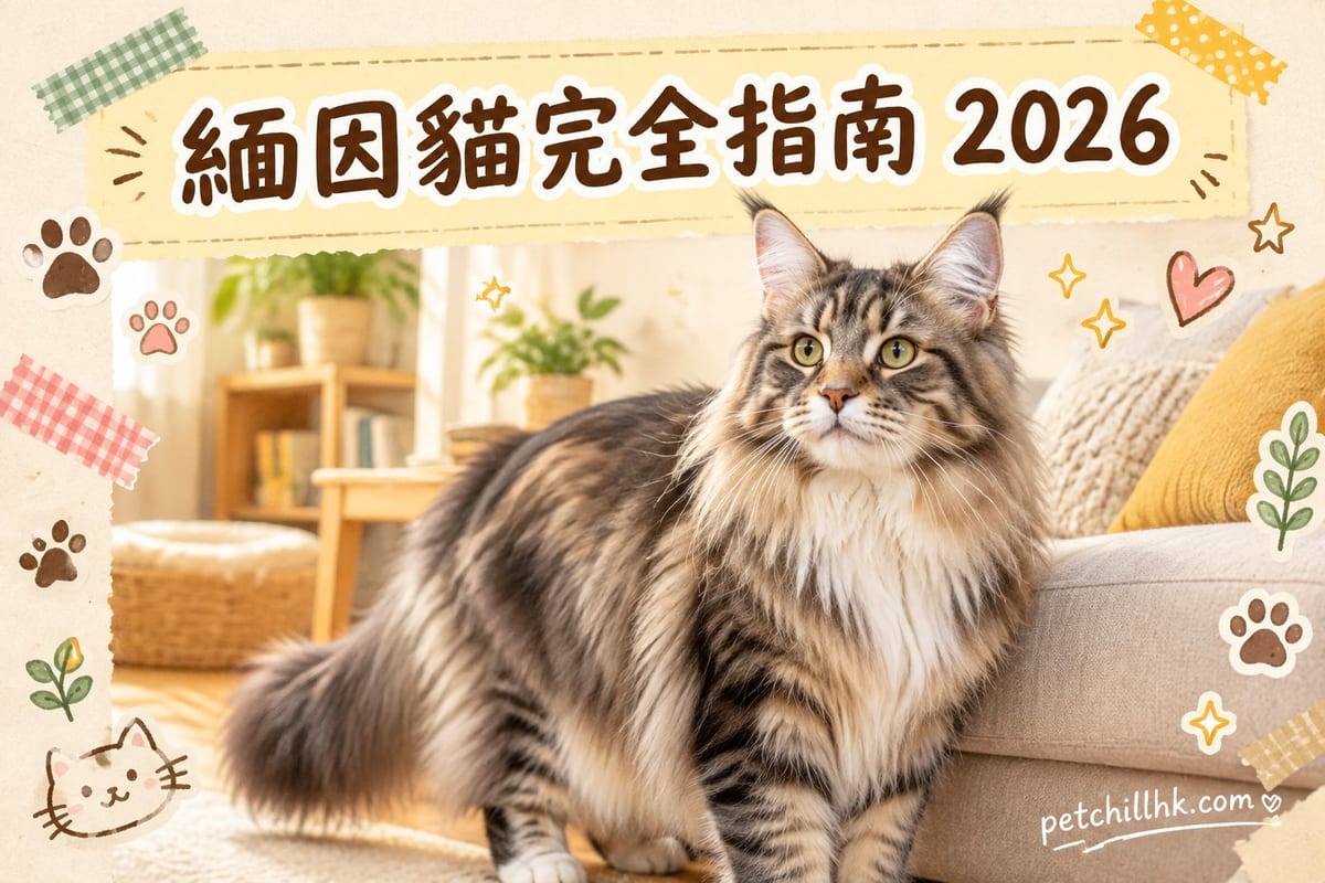 緬因貓完全指南 2026|PetChill 寵物百科