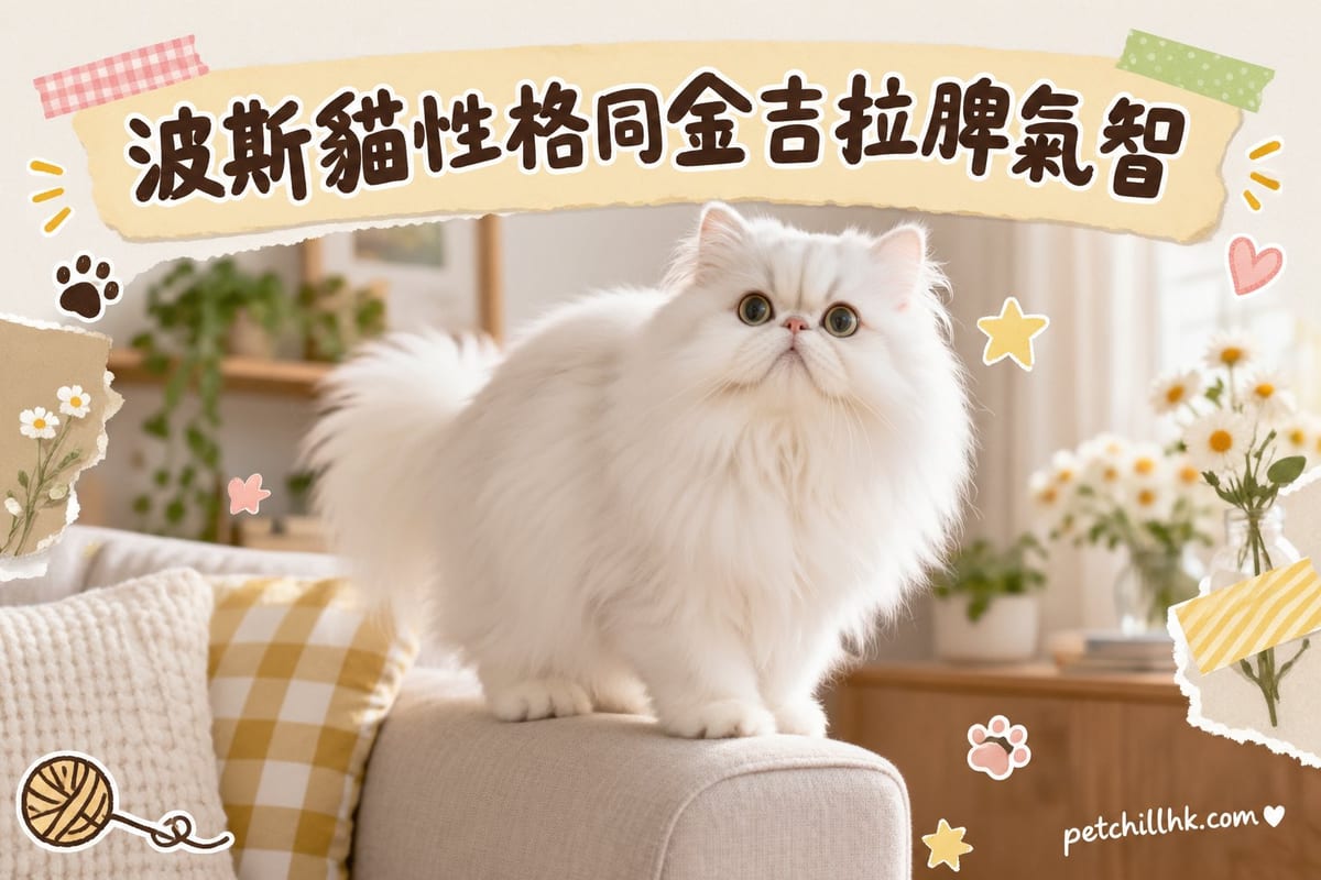 波斯貓性格同金吉拉脾氣智商拆解:貓界貴族幾斯文?|PetChill 寵物百科