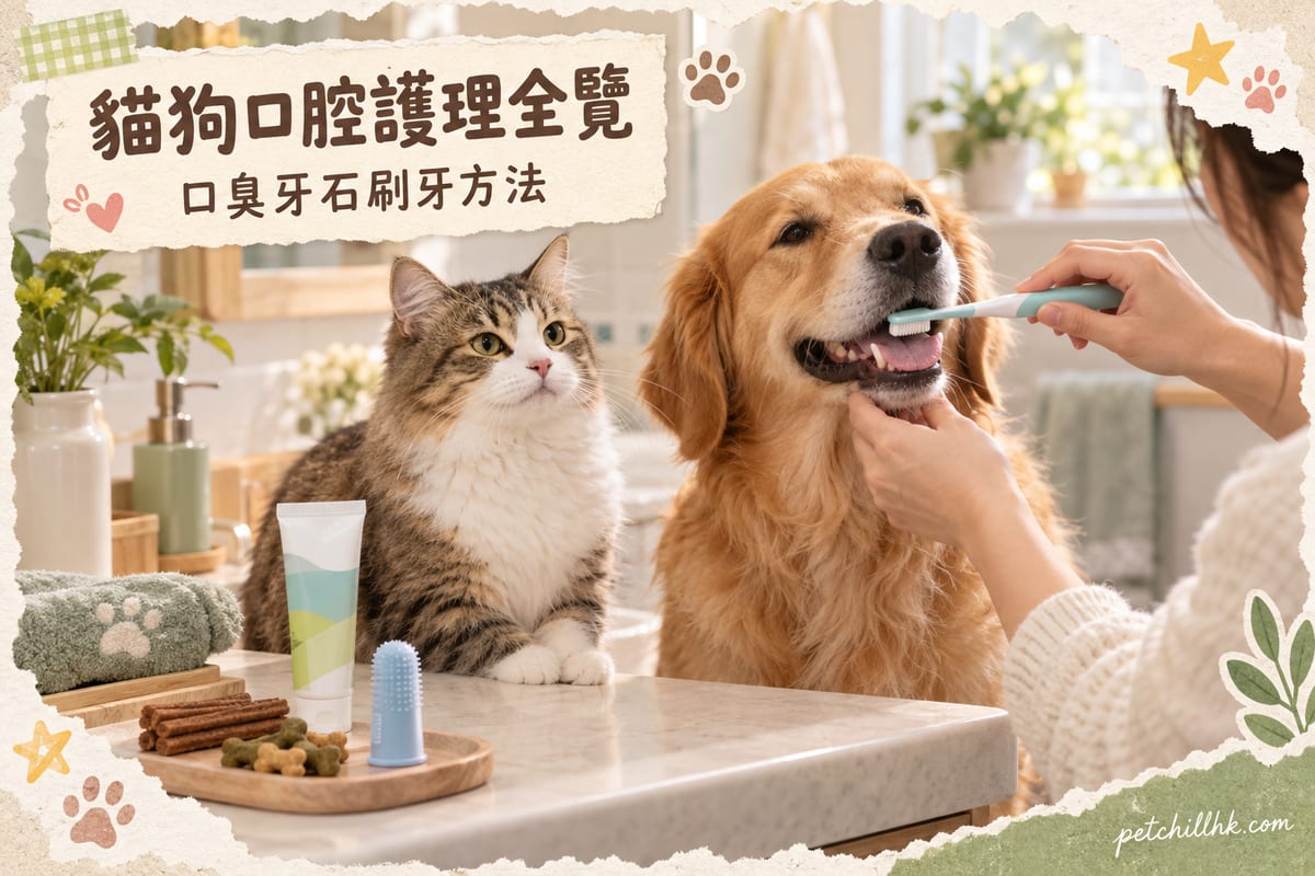 Cat & Dog Dental Care Guide 2026: Bad Breath, Tartar, Gingivitis Causes + Brushing Methods — PetChill