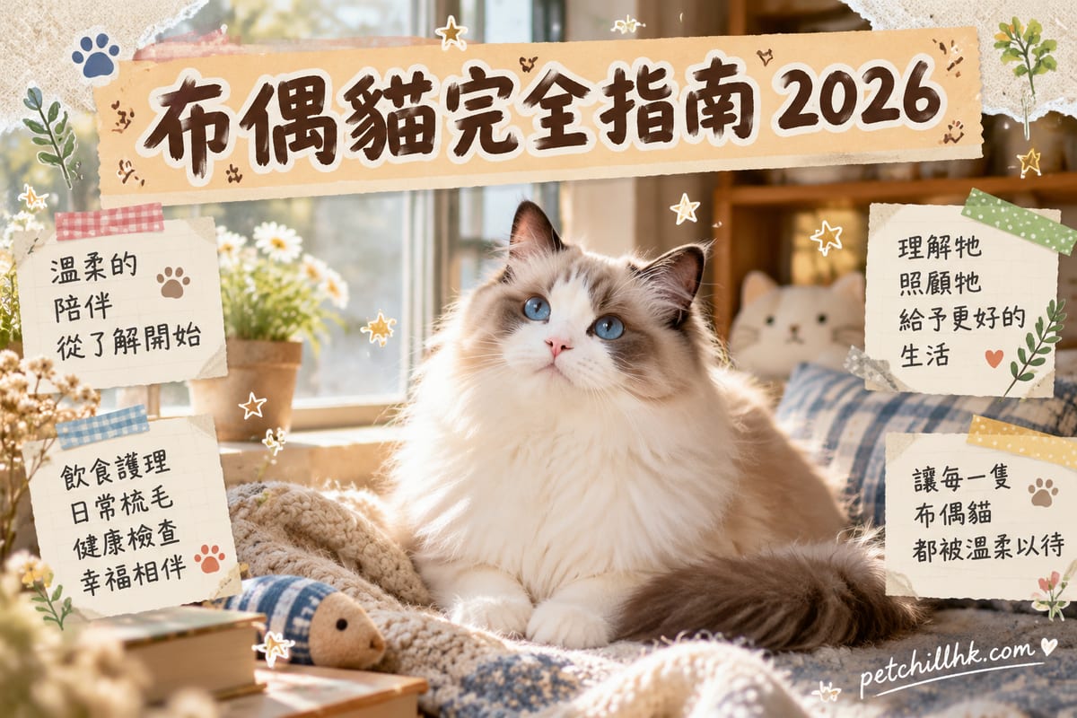 布偶貓全攻略 2026|性格、壽命、香港價錢與飼養完整指南