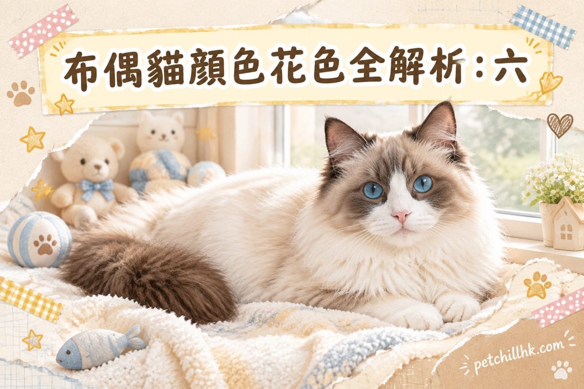 布偶貓顏色花色全解析:六大色系點分|PetChill 寵物百科