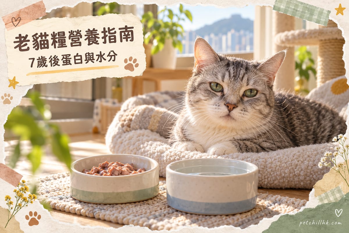 Senior Cat Food 2026: How to Choose Protein, Phosphorus and Moisture After Age 7 in Hong Kong — PetChill
