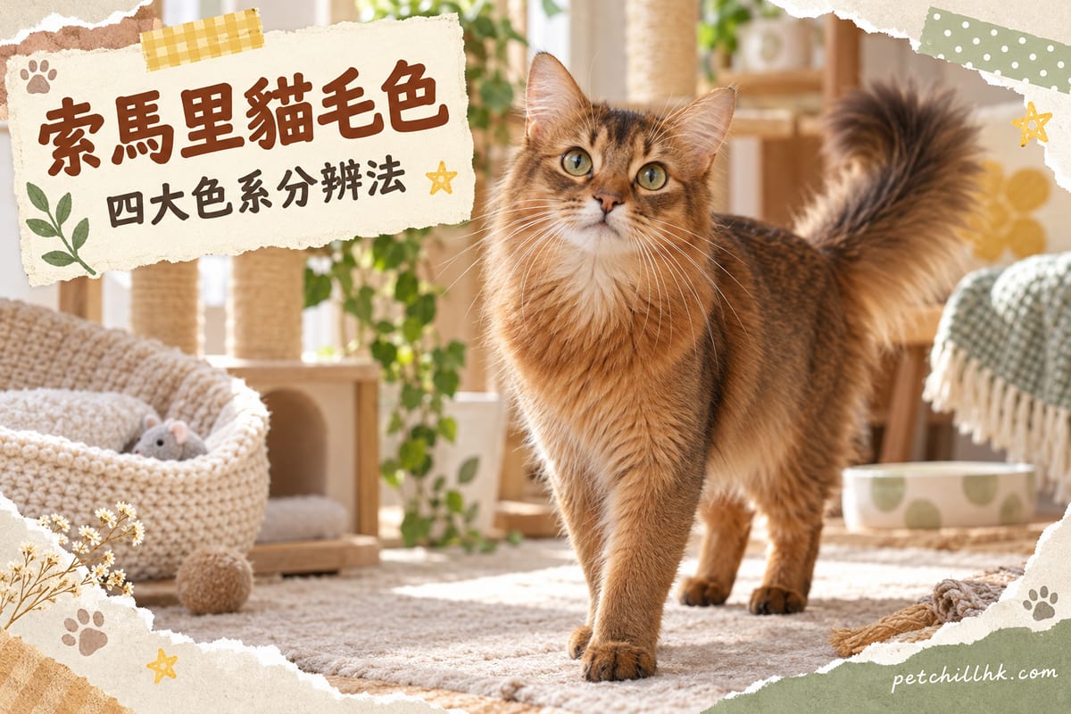Somali Cat Coat Colour Guide: Ticked Multi-Tone Ruddy Gold — PetChill