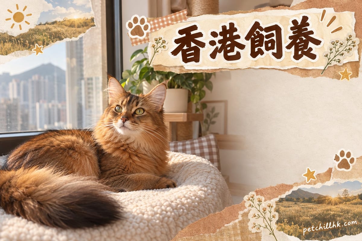 索馬里貓香港飼養指南:細單位與潮濕氣候全攻略|PetChill 寵物百科