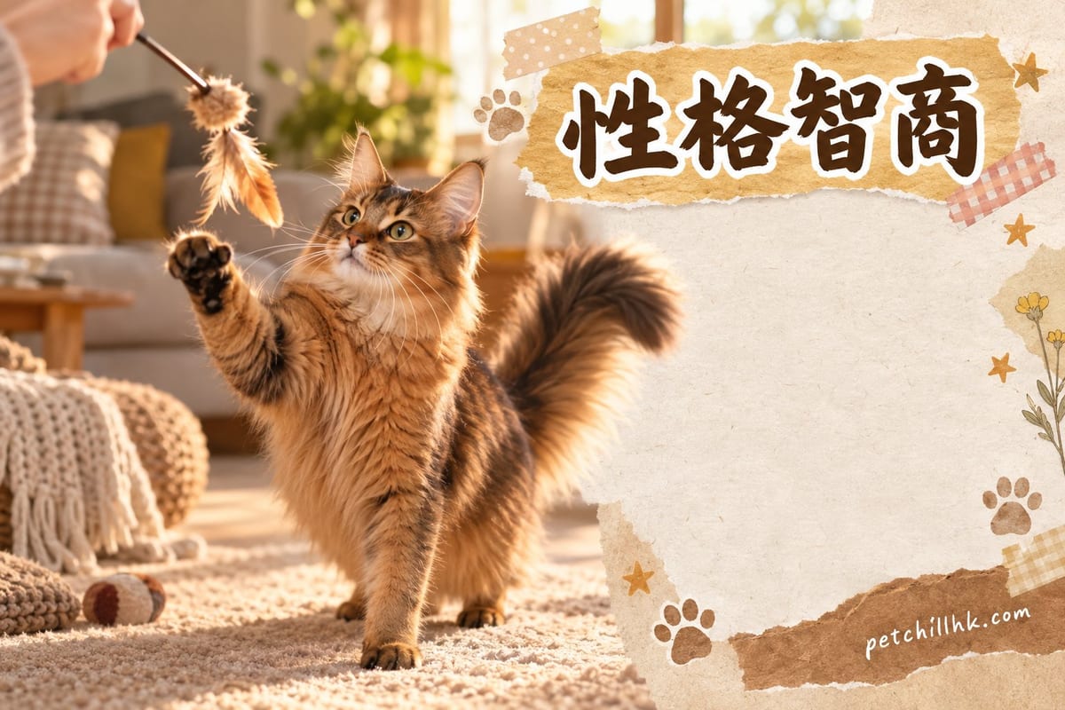 索馬里貓性格揭密:活潑好動伴侶貓全解析|PetChill 寵物百科
