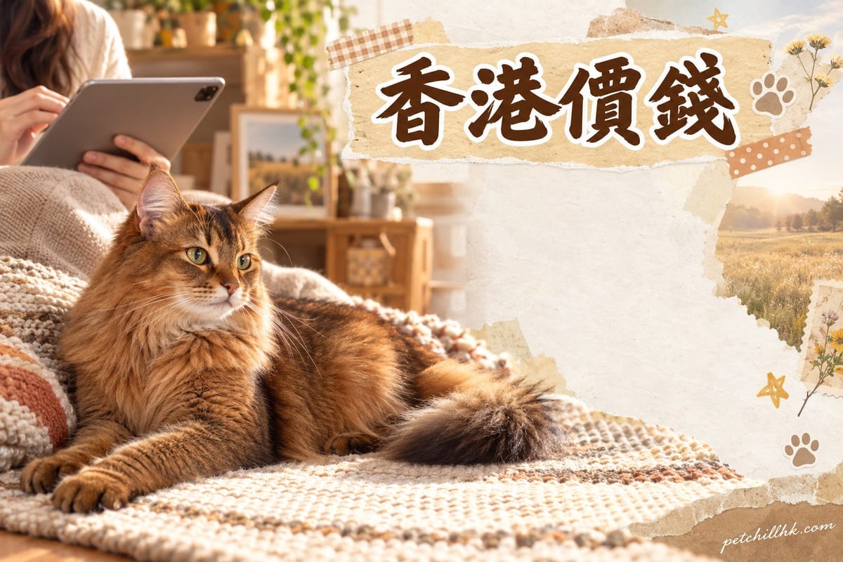 索馬里貓價錢與領養攻略:香港飼主落訂前必讀|PetChill 寵物百科