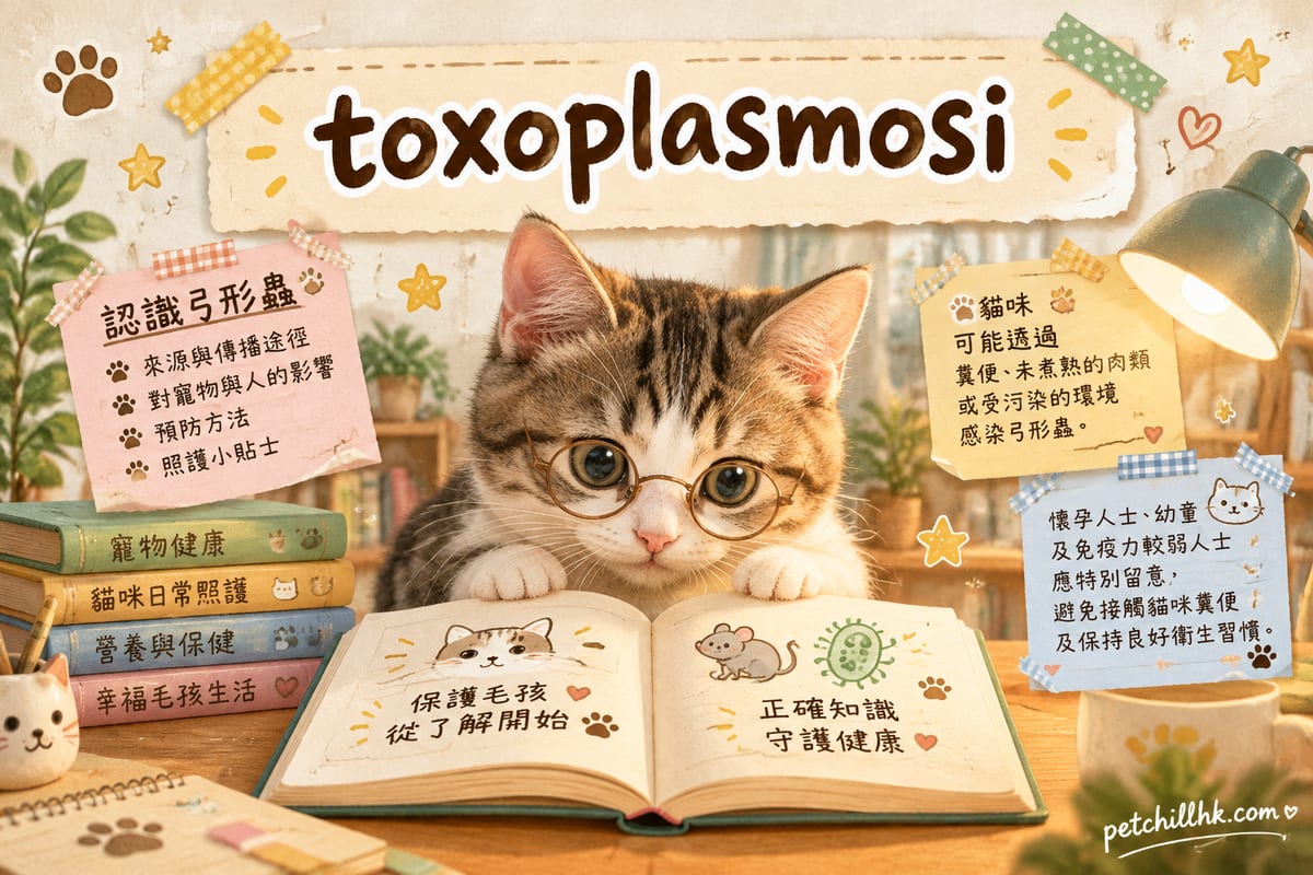弓漿蟲與懷孕|養貓唔使驚:科學破迷思+孕婦養貓 SOP