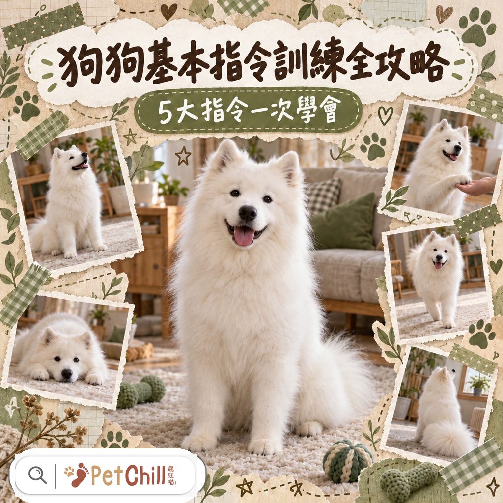5 Basic Dog Commands: Sit, Shake, Down, Stand, Stay