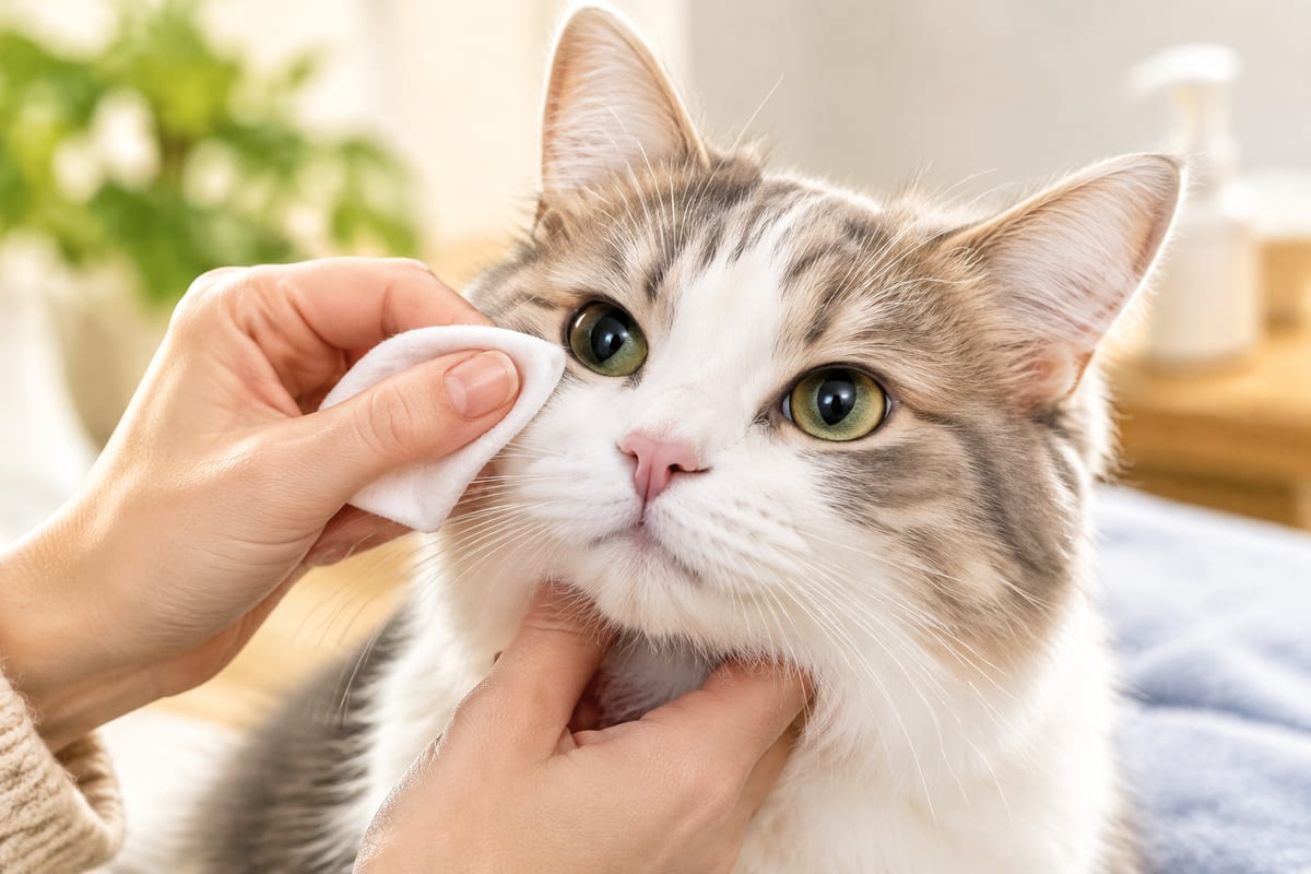 Cat Eye Care Guide: Tear Stain Cleaning & Conjunctivitis Prevention in 5 Steps — PetChill