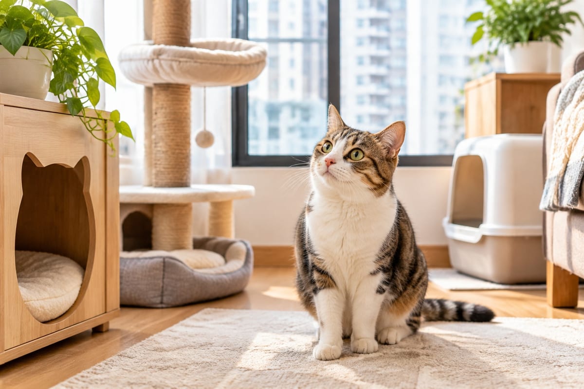 Cat-Friendly Space Setup: 5 Key Points for Small Hong Kong Flats & Odour Tips — PetChill