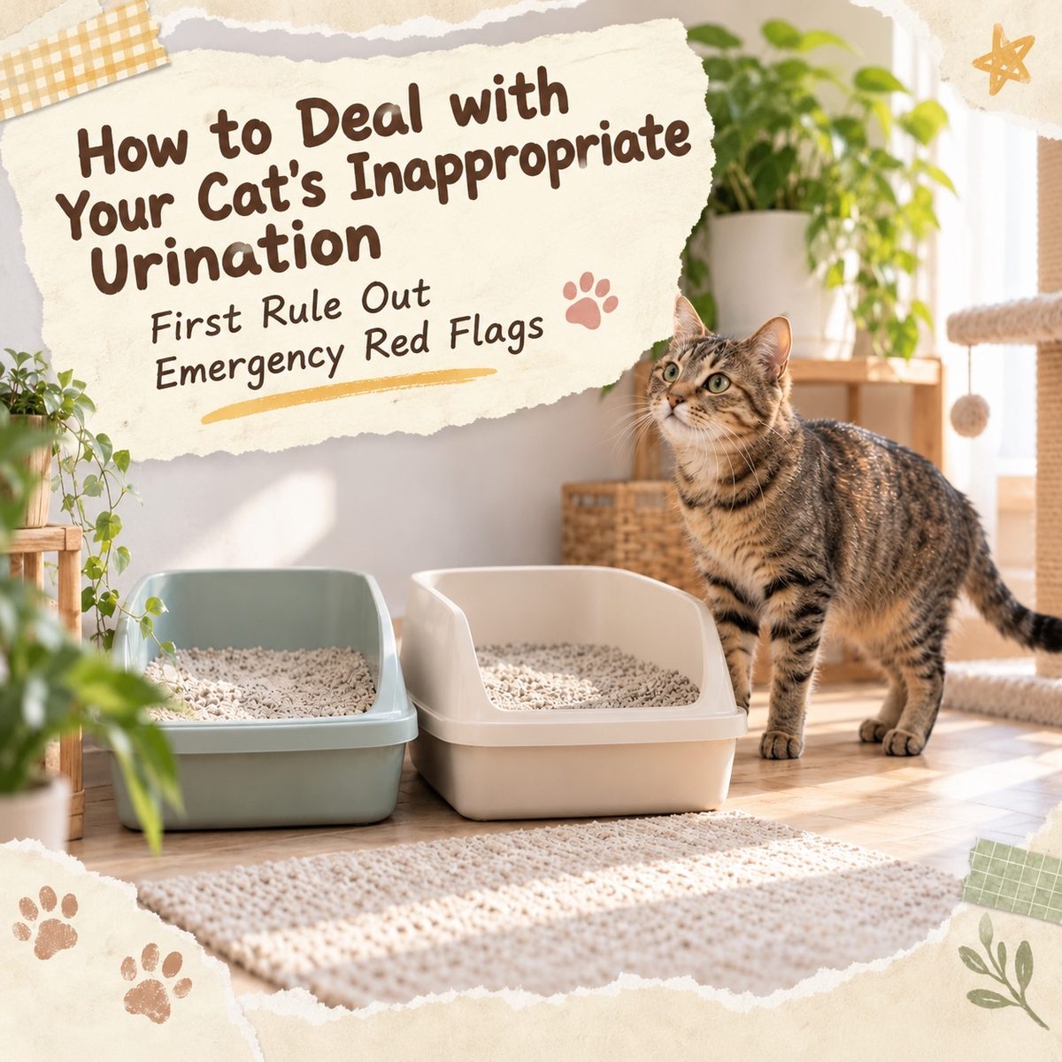 Cat Peeing Outside the Litter Box? 2026 Hong Kong Triage Guide | Rule Out 5 Emergency Red Flags First, Then Tackle 6 Causes with Practical Solutions — PetChill