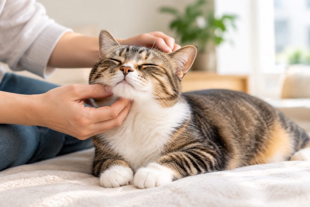 The Complete Cat Massage Guide | 4 Body Zones Every Hong Kong Cat Owner Should Master, Constipation Acupressure Diagram & Contraindications — PetChill