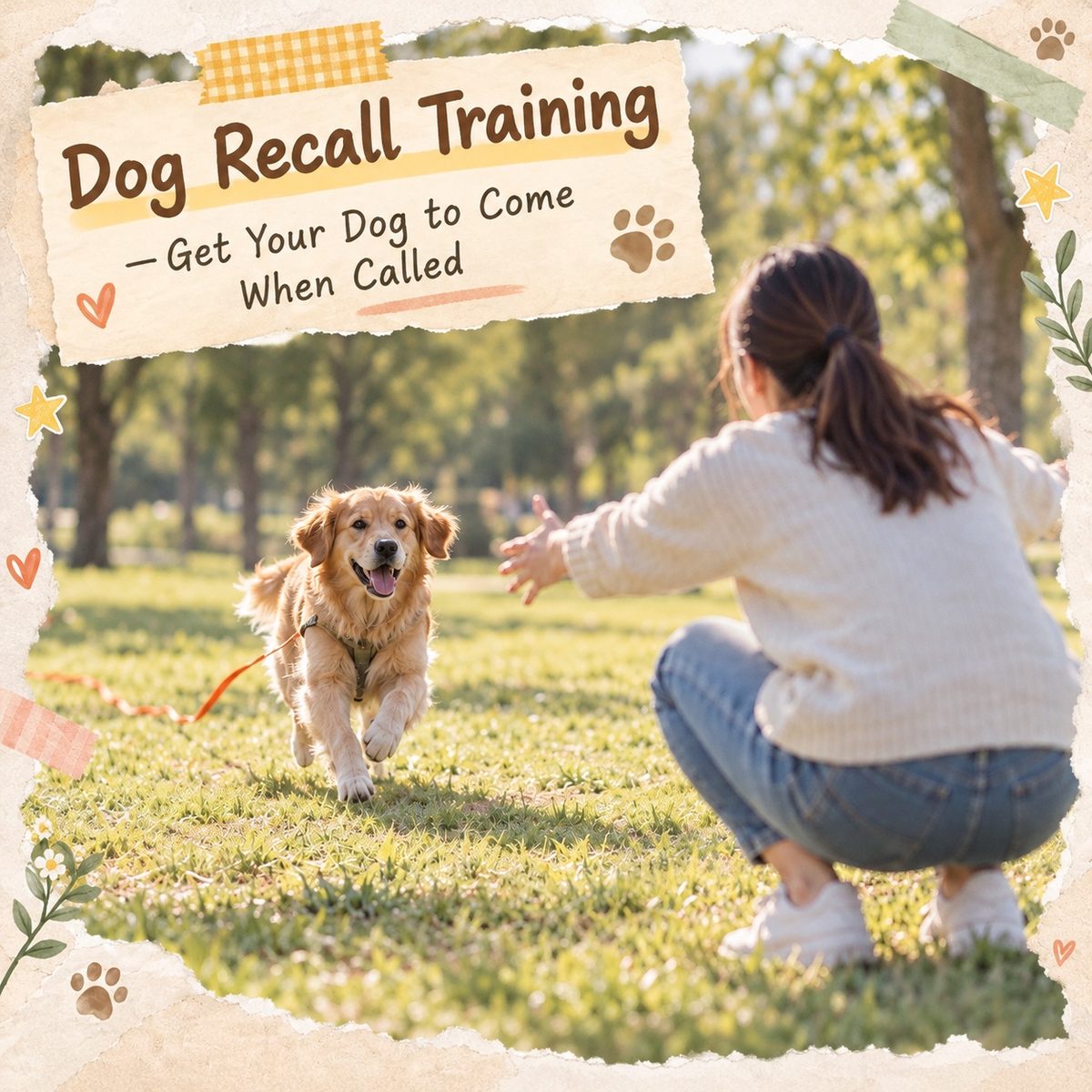 Dog Recall Training | Essential for Hong Kong Dog Owners: Book Steps to Come When Called + Long Line Transition — PetChill