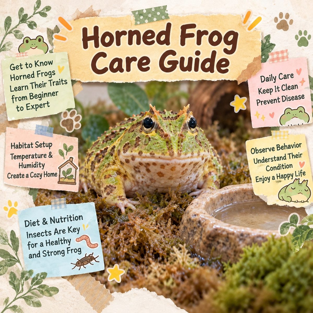 Pacman Frog Care Guide: Hong Kong Environment, Temperature & Humidity, Feeding and Swelling Warning Signs (2026) — PetChill