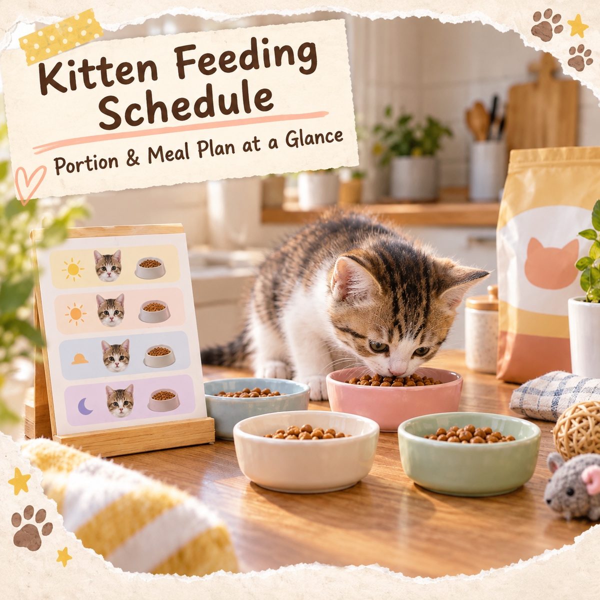Kitten Feeding Schedule | A Must-Save for Hong Kong Cat Owners: How Many Meals a Day + Grams by Weight (with Chart) — PetChill