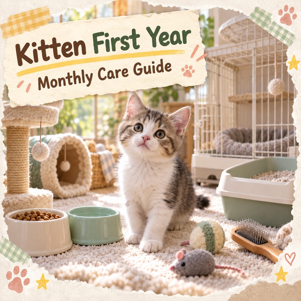 Kitten First-Year Checklist | Hong Kong New Cat Owners: Supplies, Medical Care and Timeline in One Guide — PetChill