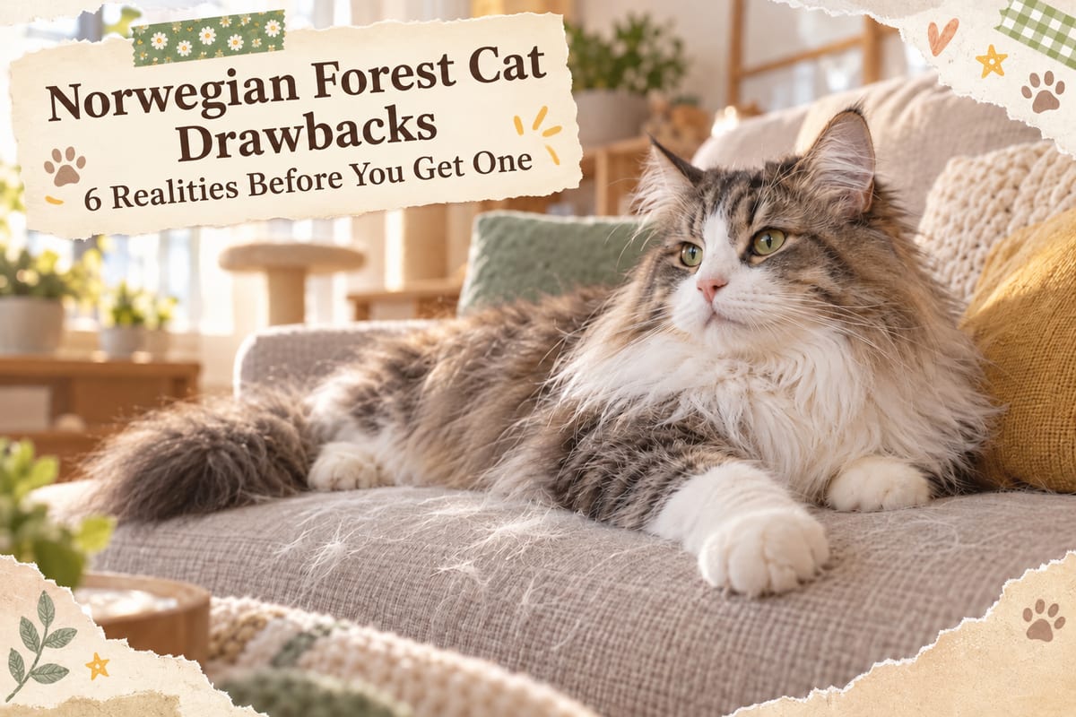 Norwegian Forest Cat Downsides Explained | 8 Things to Know Before Getting One — PetChill