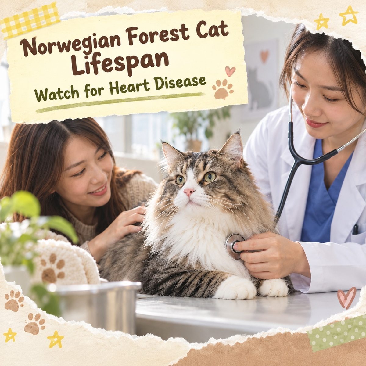 Norwegian Forest Cat Lifespan and Health | HCM, GSD IV and a Longevity Checklist — PetChill