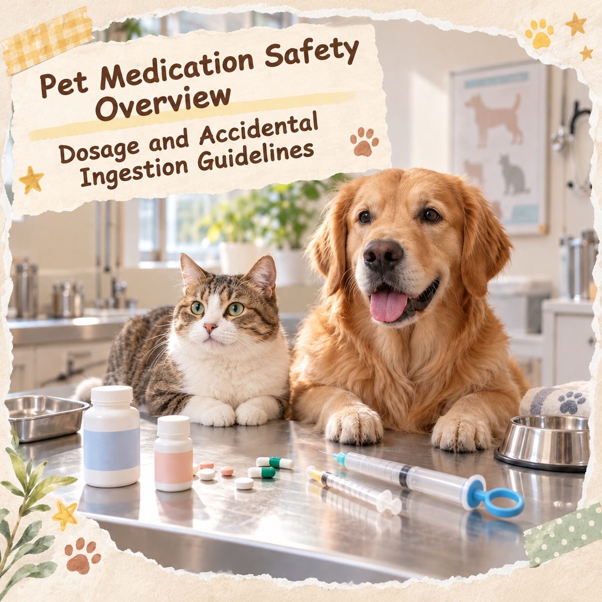 Pet Medication Safety Guide｜Dosage, Antibiotic Side Effects, Deworming & Poisoning First Aid (2026) — PetChill