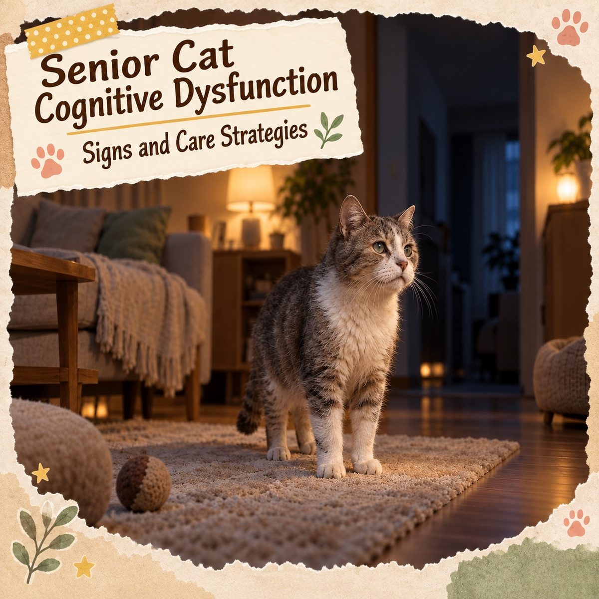 Senior Cat Cognitive Dysfunction | What Hong Kong Cat Owners Must Know: The Truth About Night Crying, Wandering and Inappropriate Urination — PetChill