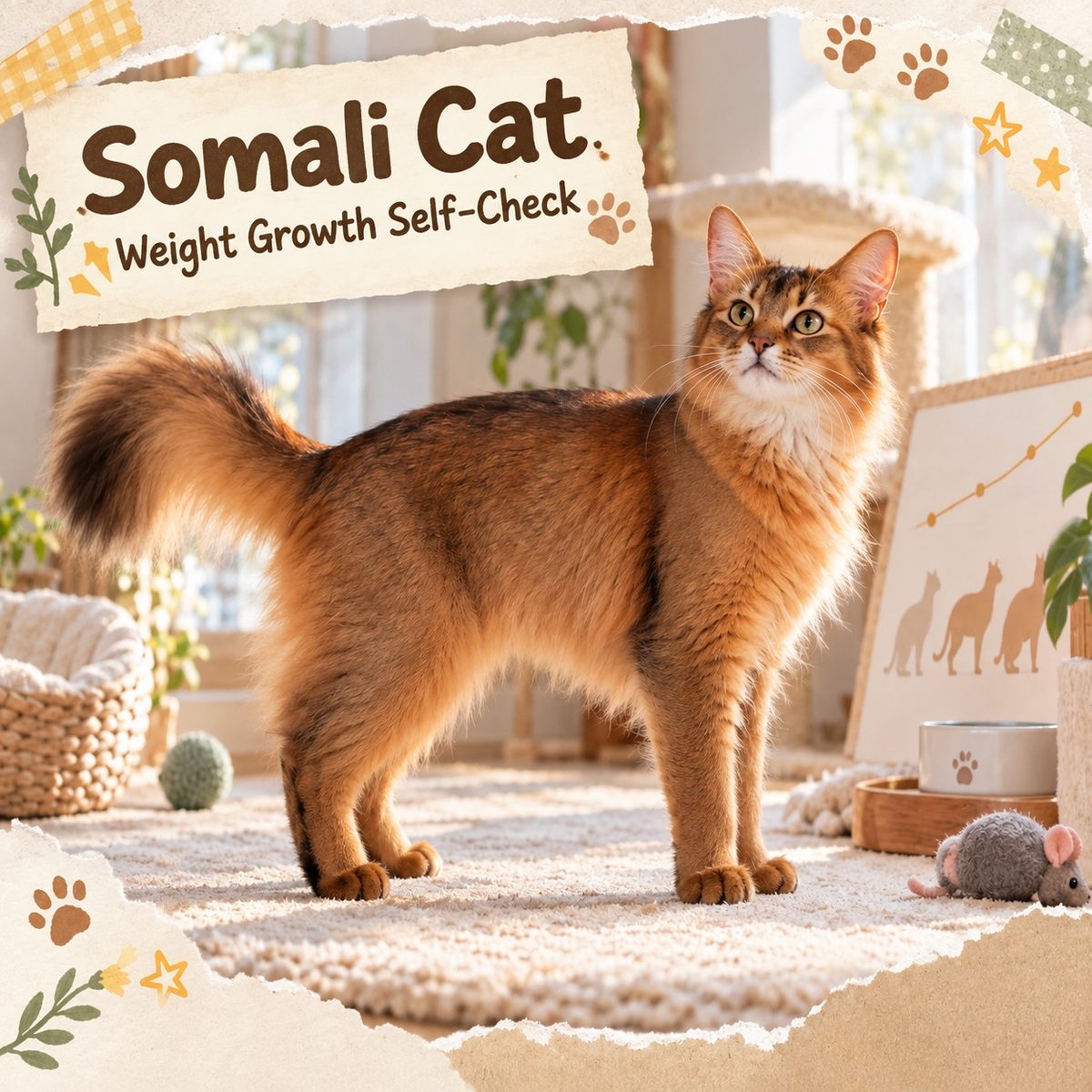 Somali Cat Weight and Size: A Full Guide to Growth Curves — PetChill