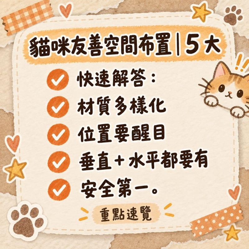 貓咪友善空間布置 知識圖卡2