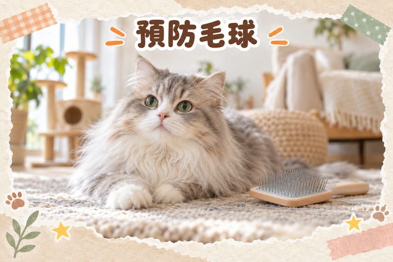 貓咪吐毛球全攻略正常vs危險症狀毛球症預防長毛貓護理一次睇晒 知識圖卡2