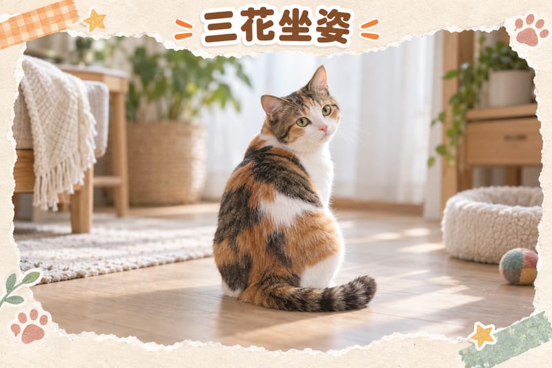 三花坐姿