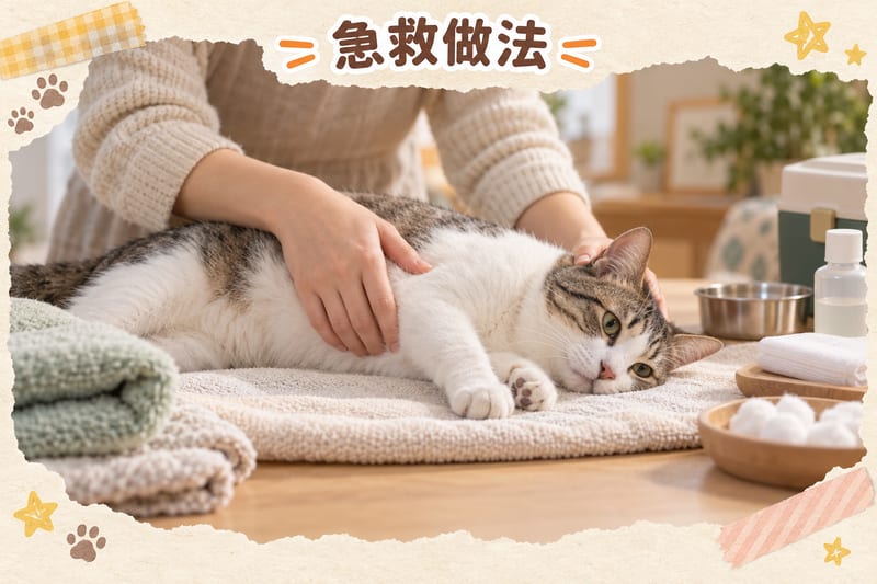 貓咪緊急急救全攻略8大危機處理心肺復蘇手法關鍵時刻救貓命 知識圖卡2