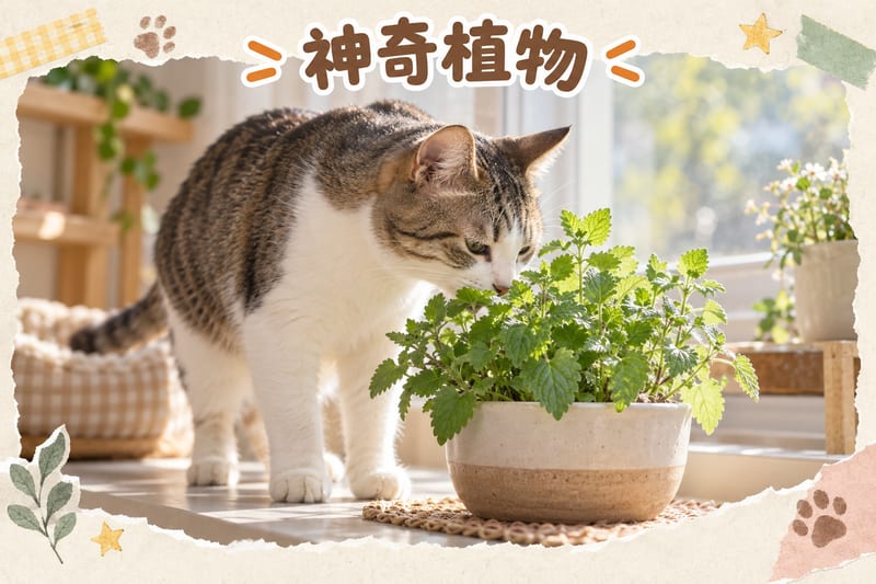 貓薄荷點解令貓咪嗑到茫荊芥內酯科學解密安全使用指南 知識圖卡1