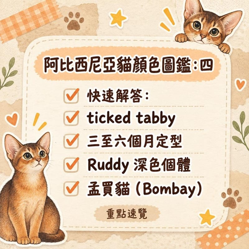 陽光下特寫阿比西尼亞貓背部皮毛,每條毛髮可見深淺環帶,泛出銅金色光澤