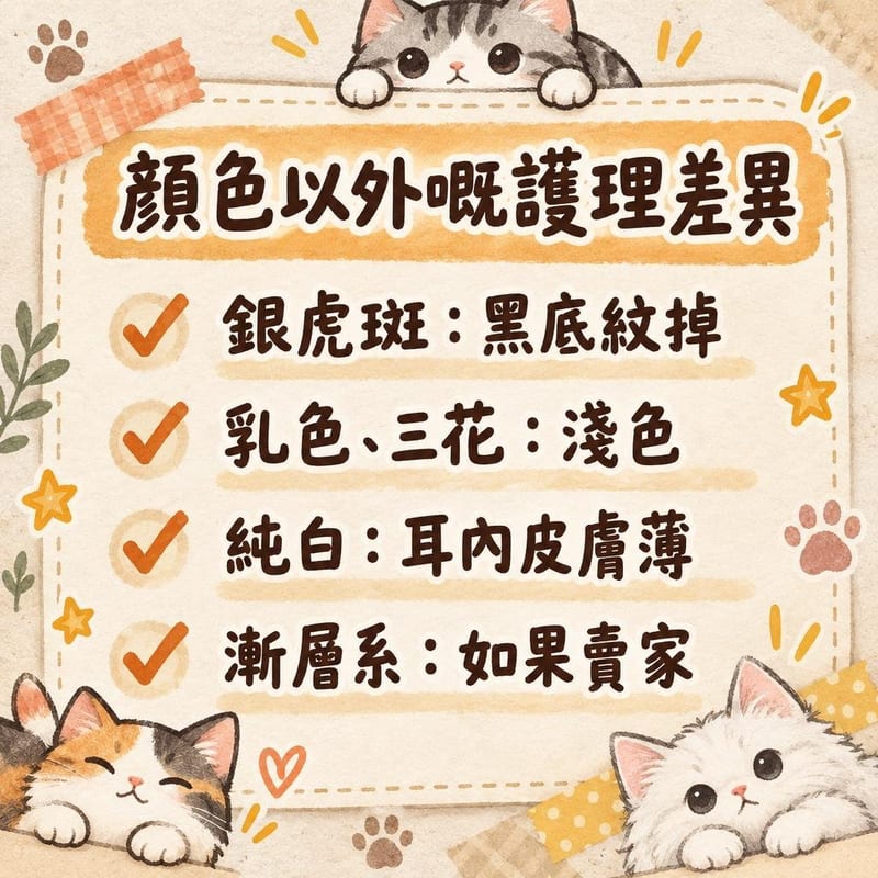 幼年期銀虎斑美短同成年個體紋路對比,紋路由淡轉清晰