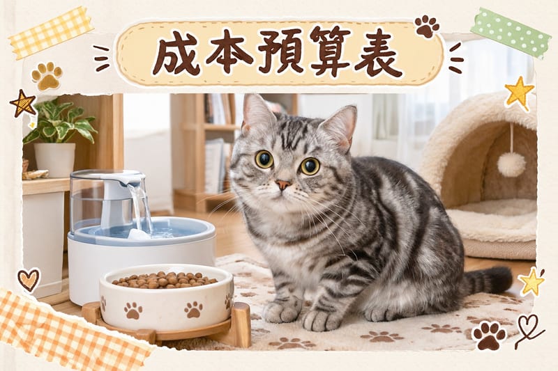 獸醫幫銀虎斑美國短毛貓做年度心臟聽診檢查