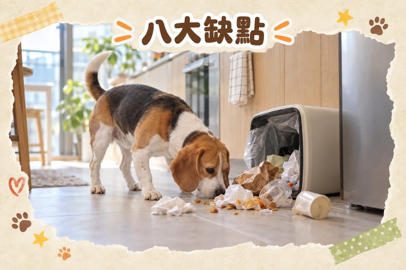 Beagle sleeping on the sofa while the owner cleans its ear canal, with cleaning solution and cotton balls on the table
