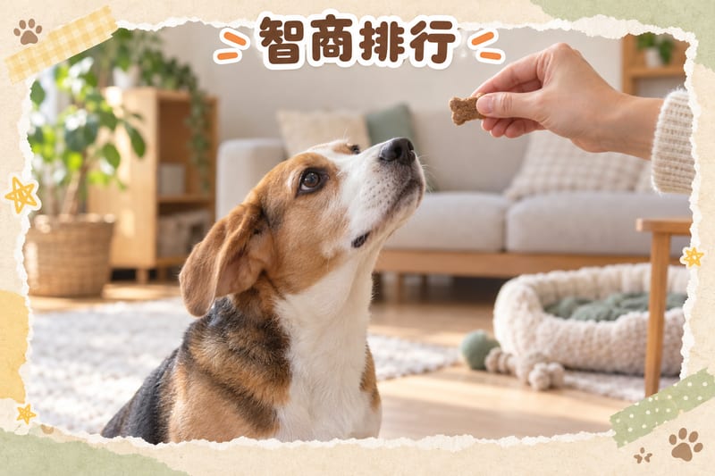 Beagle intently sniffing grass, tail up, showing the focus of a hound at work