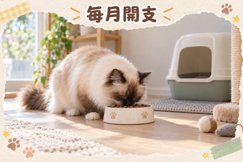 Owner brushing a seal point Birman cat at home with a comb
