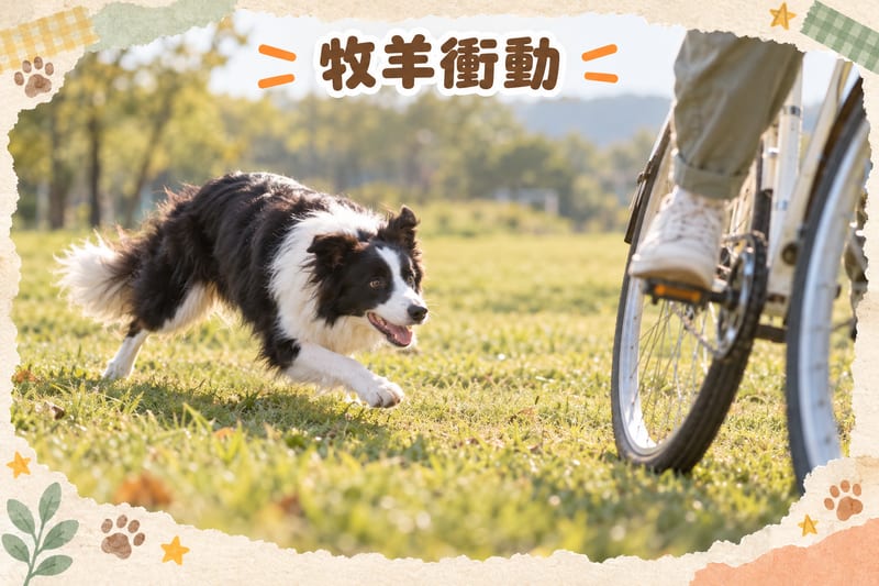 A Border Collie chasing a frisbee in the park, owner throwing in the distance
