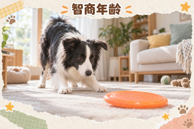 A Border Collie on the grass gazing intently at a frisbee in its owner's hand, waiting for a command