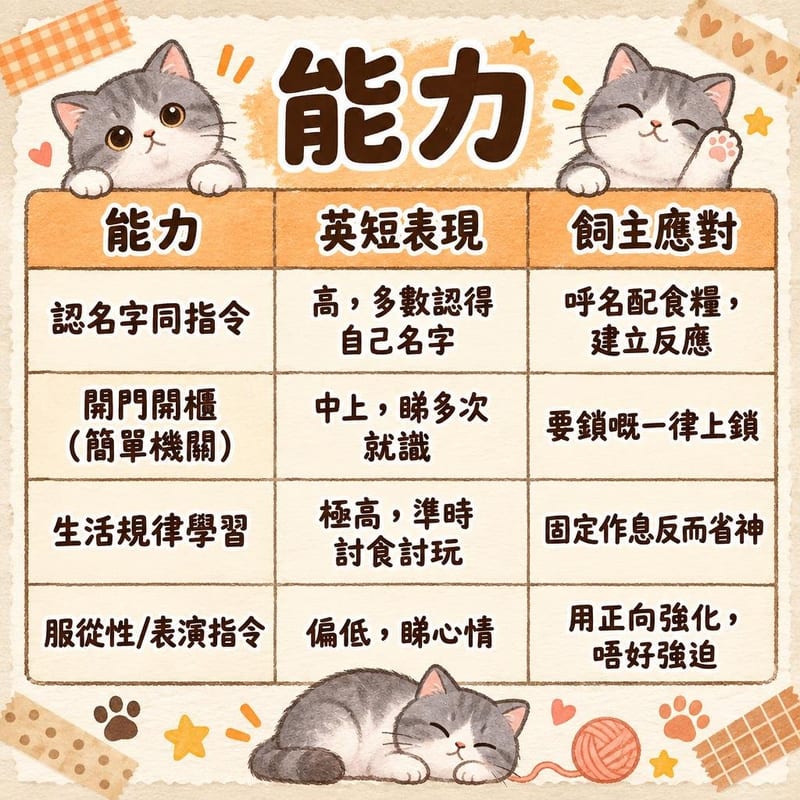 british-shorthair-personality-hk 知識圖卡1